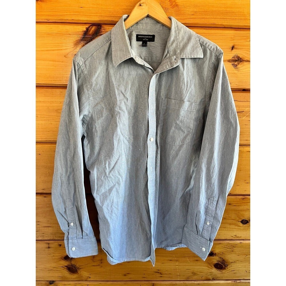 Banana Republic  soft Wash Men’s Long Sleeve Shirt L